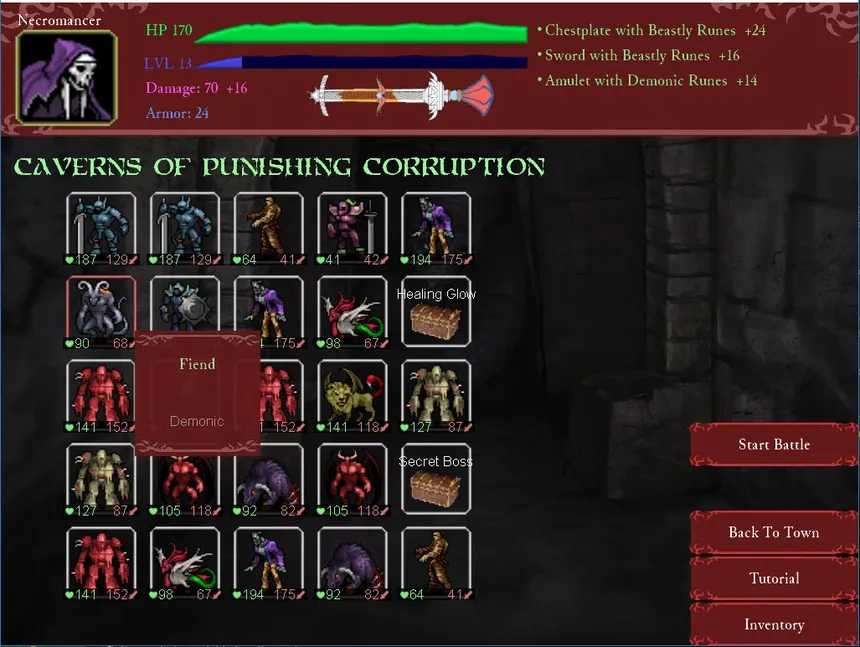 Скриншот 5 к игре Sort Battle: Dungeon