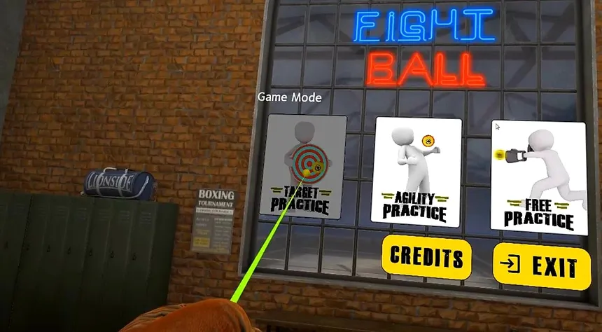 Скриншот 2 к игре FIGHT BALL - BOXING VR
