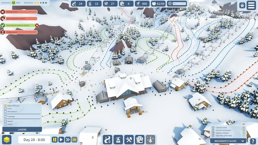 Скриншот 1 к игре Snowtopia: Ski Resort Builder
