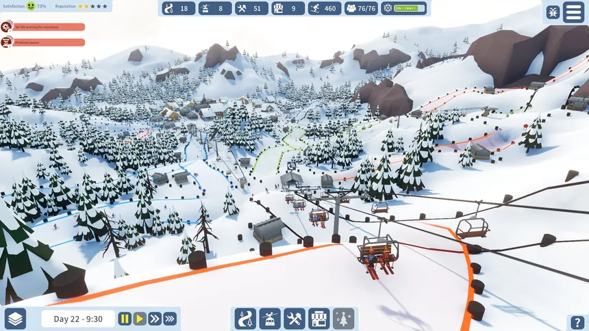 Скриншот 4 к игре Snowtopia: Ski Resort Builder