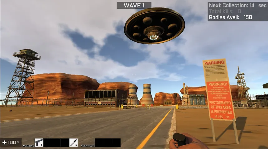 Скриншот 2 к игре STORM AREA 51: CUTE ALIEN GIRL EDITION