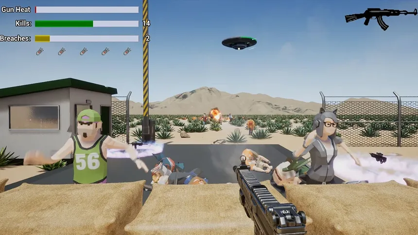 Скриншот 2 к игре Raid on Area 51