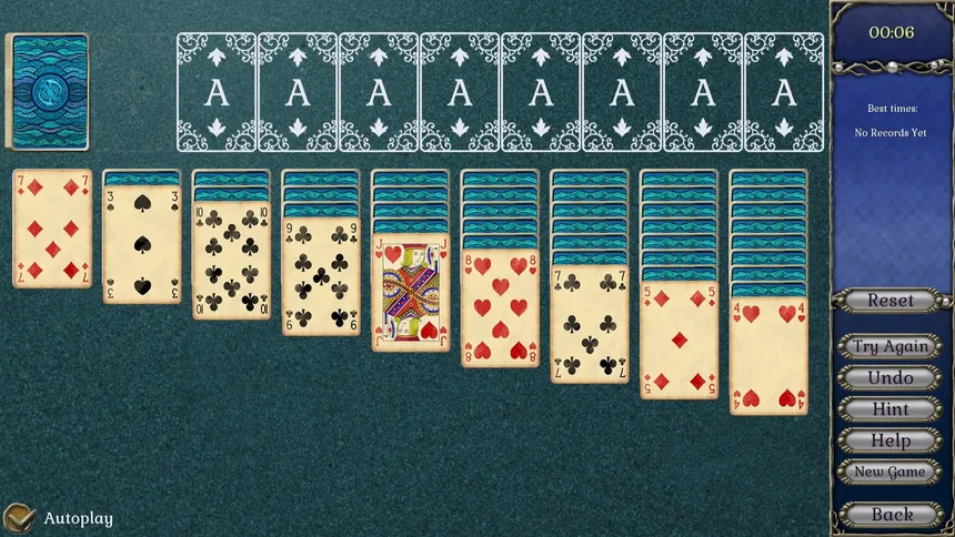 Скриншот 3 к игре Jewel Match Atlantis Solitaire - Collector's Edition