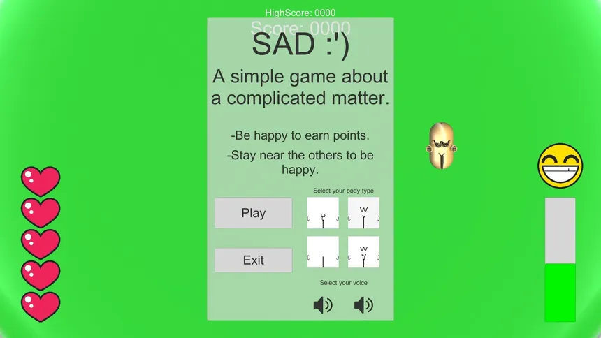 Скриншот 1 к игре Sad :')