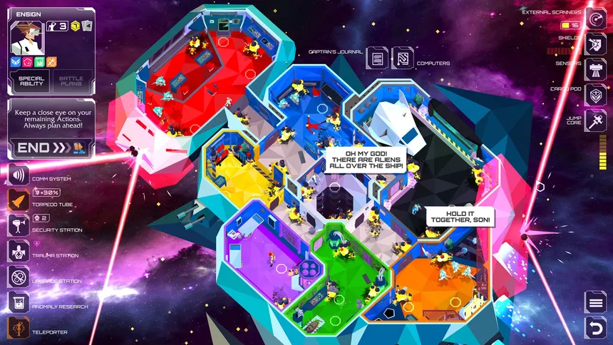 Скриншот 1 к игре The Captain is Dead