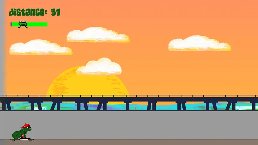 Скриншот 1 к игре Skater Frog