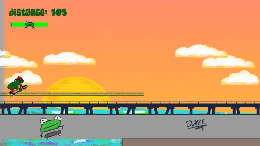 Скриншот 2 к игре Skater Frog