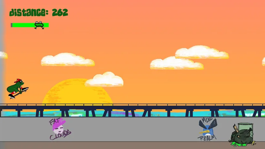 Скриншот 3 к игре Skater Frog
