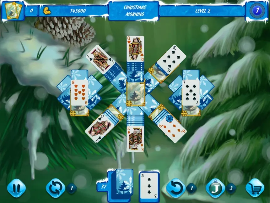 Скриншот 3 к игре Solitaire Jack Frost Winter Adventures