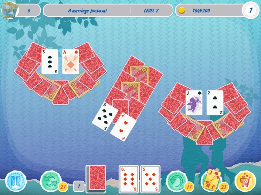 Скриншот 3 к игре Solitaire Match 2 Cards. Valentine's Day