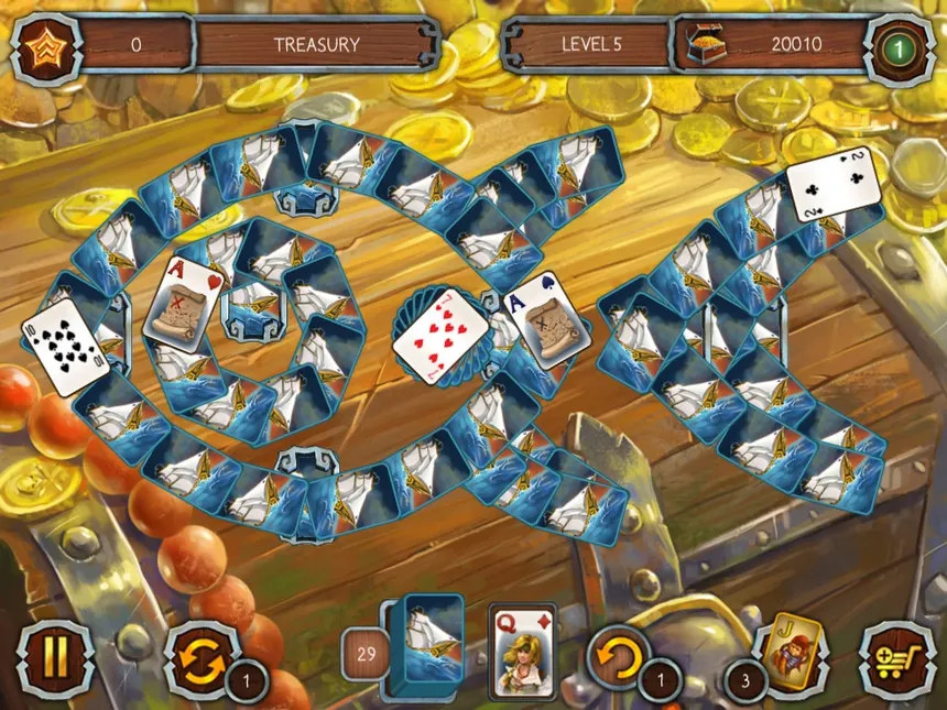 Скриншот 3 к игре Solitaire Legend of the Pirates