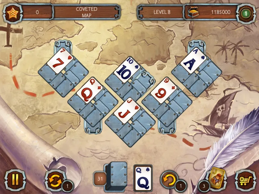 Скриншот 4 к игре Solitaire Legend of the Pirates