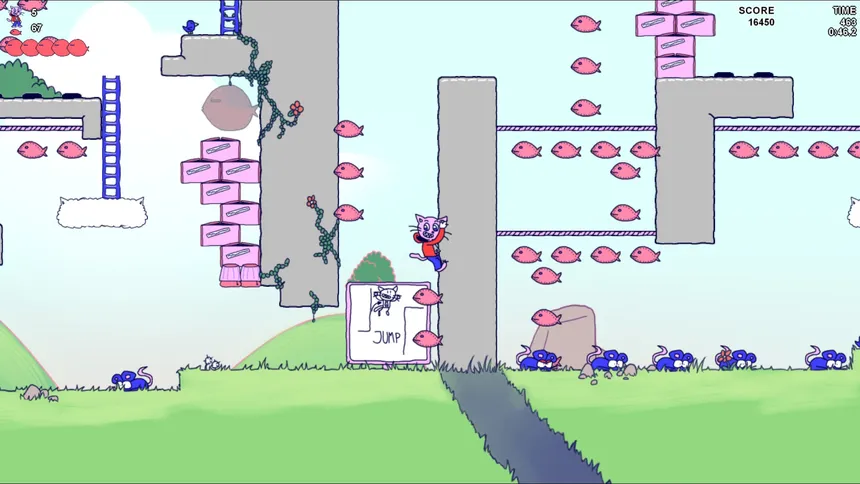Скриншот 1 к игре Sticky Paws
