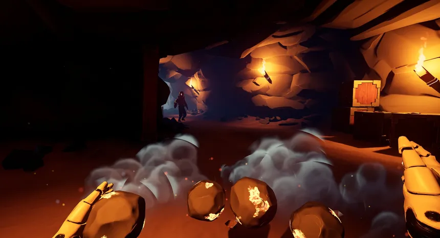 Скриншот 4 к игре Lodestone -  The crazy cave adventures of mad Stony Tony and his encounter with the exploding rolling stones