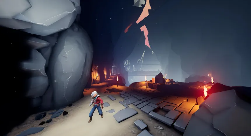 Скриншот 5 к игре Lodestone -  The crazy cave adventures of mad Stony Tony and his encounter with the exploding rolling stones