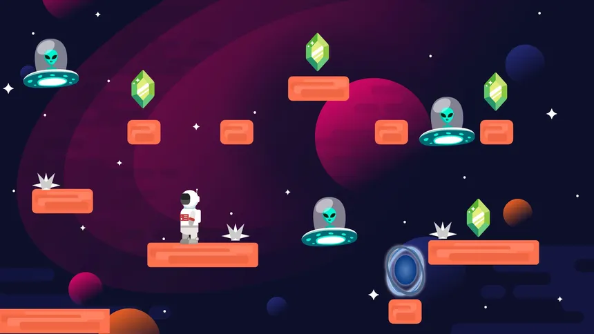 Скриншот 1 к игре Astroplatformer