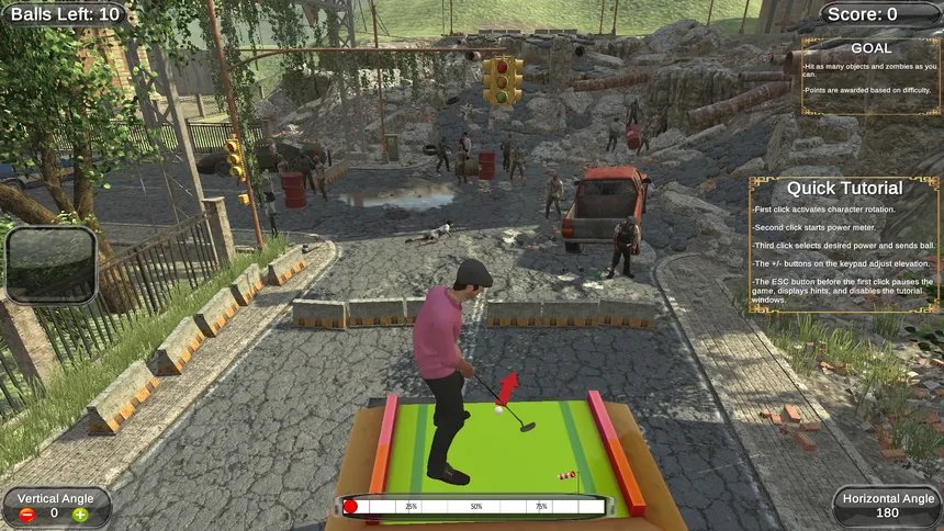 Скриншот 3 к игре Zombie Golf