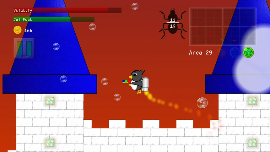 Скриншот 4 к игре Penguins vs. Bugs