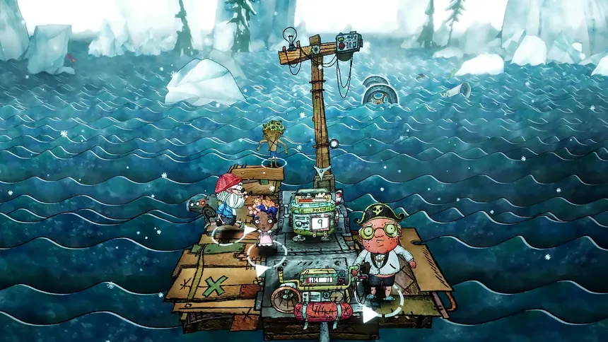 Скриншот 4 к игре Trash Sailors: Co-Op Trash Raft Simulator