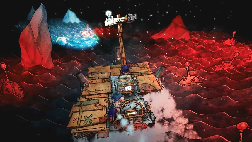 Скриншот 6 к игре Trash Sailors: Co-Op Trash Raft Simulator