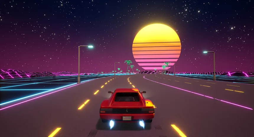 Скриншот 2 к игре Cyber OutRun
