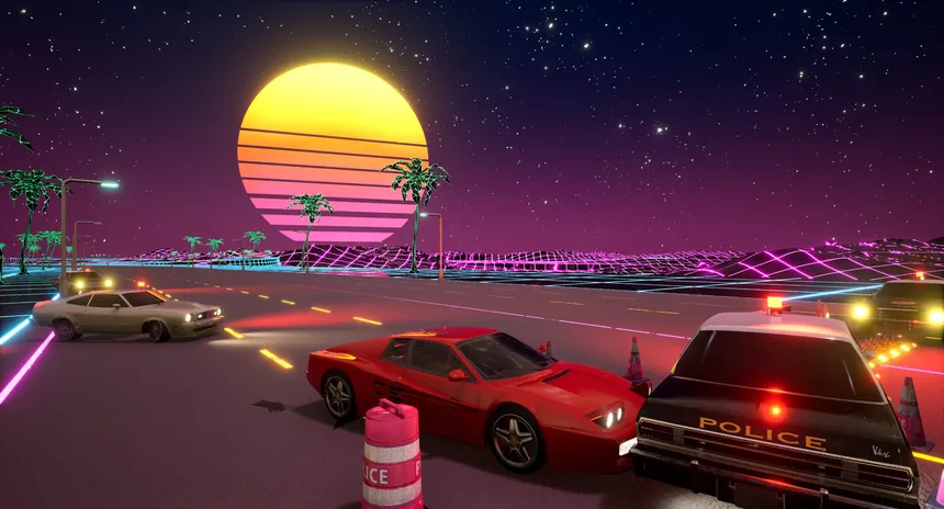 Скриншот 4 к игре Cyber OutRun