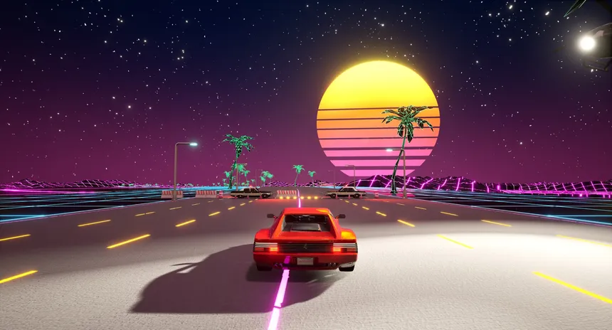 Скриншот 5 к игре Cyber OutRun