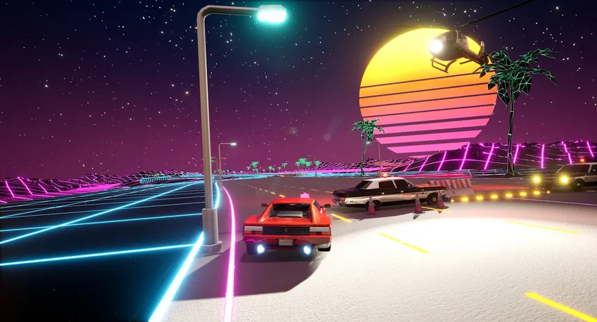 Скриншот 6 к игре Cyber OutRun
