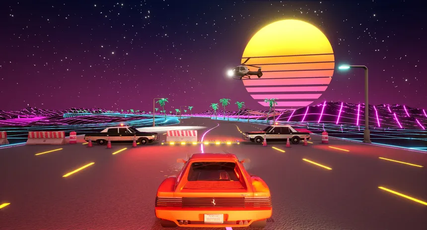 Скриншот 8 к игре Cyber OutRun