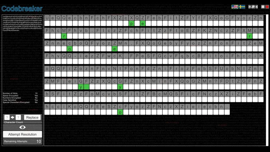 Скриншот 2 к игре Codebreaker