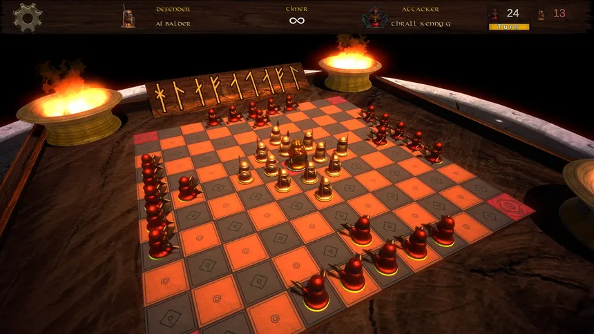 Скриншот 2 к игре Viking Chess: Hnefatafl