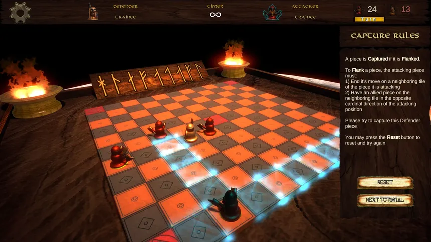 Скриншот 3 к игре Viking Chess: Hnefatafl