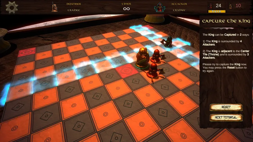 Скриншот 4 к игре Viking Chess: Hnefatafl