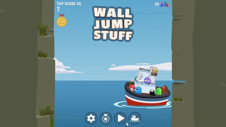 Скриншот 1 к игре Wall Jump Stuff