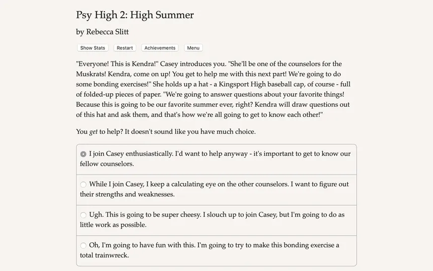 Скриншот 2 к игре Psy High 2: High Summer