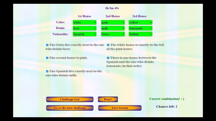 Скриншот 2 к игре Zebra Logic Master