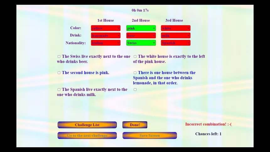 Скриншот 3 к игре Zebra Logic Master