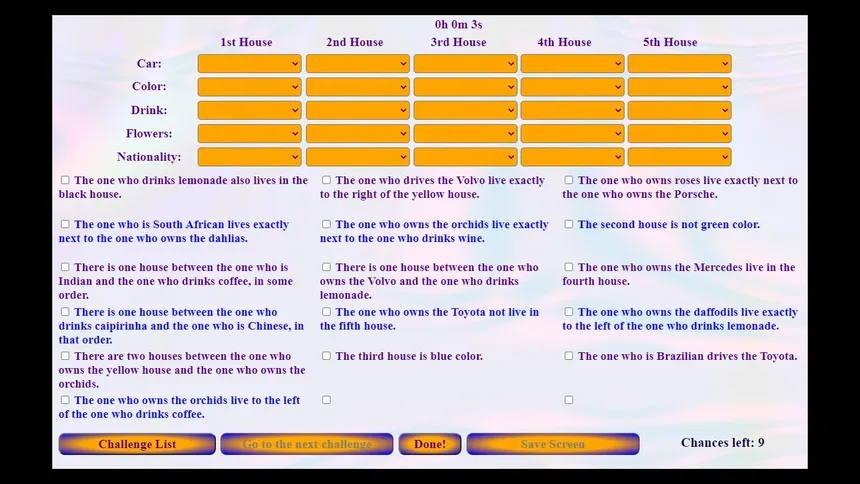Скриншот 5 к игре Zebra Logic Master