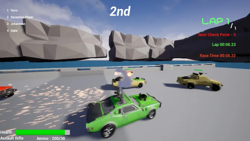 Скриншот 2 к игре Deep Race: Battle