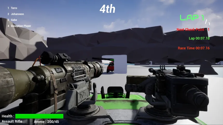 Скриншот 8 к игре Deep Race: Battle