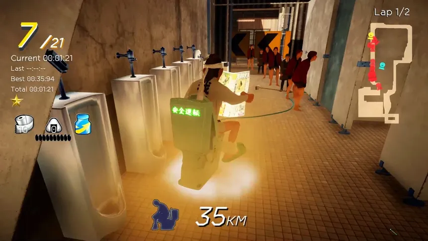 Скриншот 3 к игре Gekisou! Benza Race -Toilet Shooting Star-