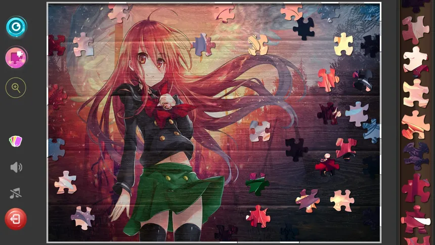 Скриншот 1 к игре Anime Girls Jigsaw Puzzles