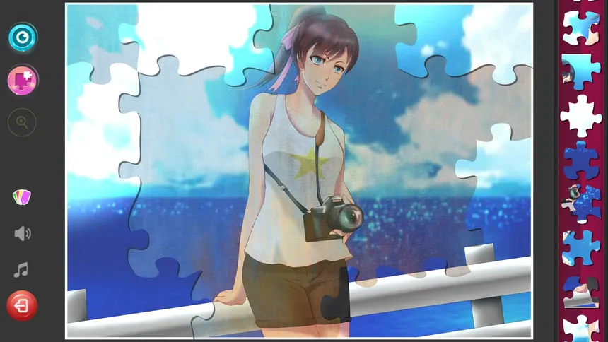 Скриншот 7 к игре Anime Girls Jigsaw Puzzles