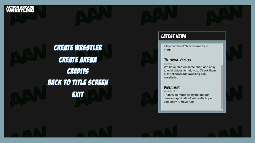 Скриншот 1 к игре AAW Wrestle Lab