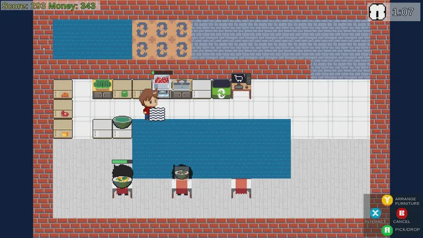 Скриншот 2 к игре What the Pho: Roguelike restaurant startup