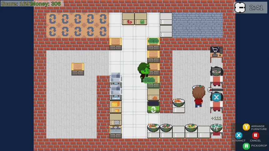 Скриншот 3 к игре What the Pho: Roguelike restaurant startup