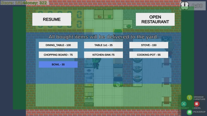 Скриншот 6 к игре What the Pho: Roguelike restaurant startup