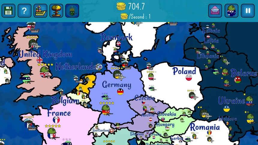 Скриншот 2 к игре Dictators:No Peace Countryballs
