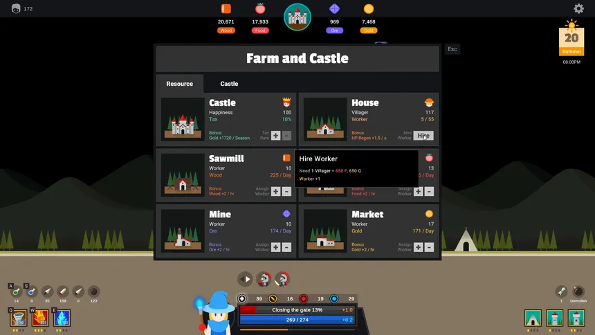 Скриншот 1 к игре The Defender: Farm and Castle 2