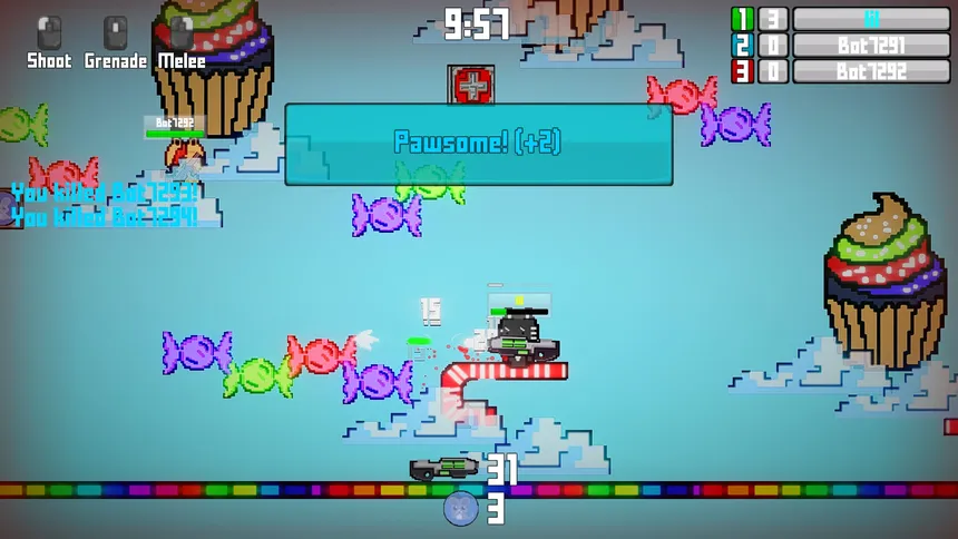 Скриншот 7 к игре Crazy Critters - Combat Cats